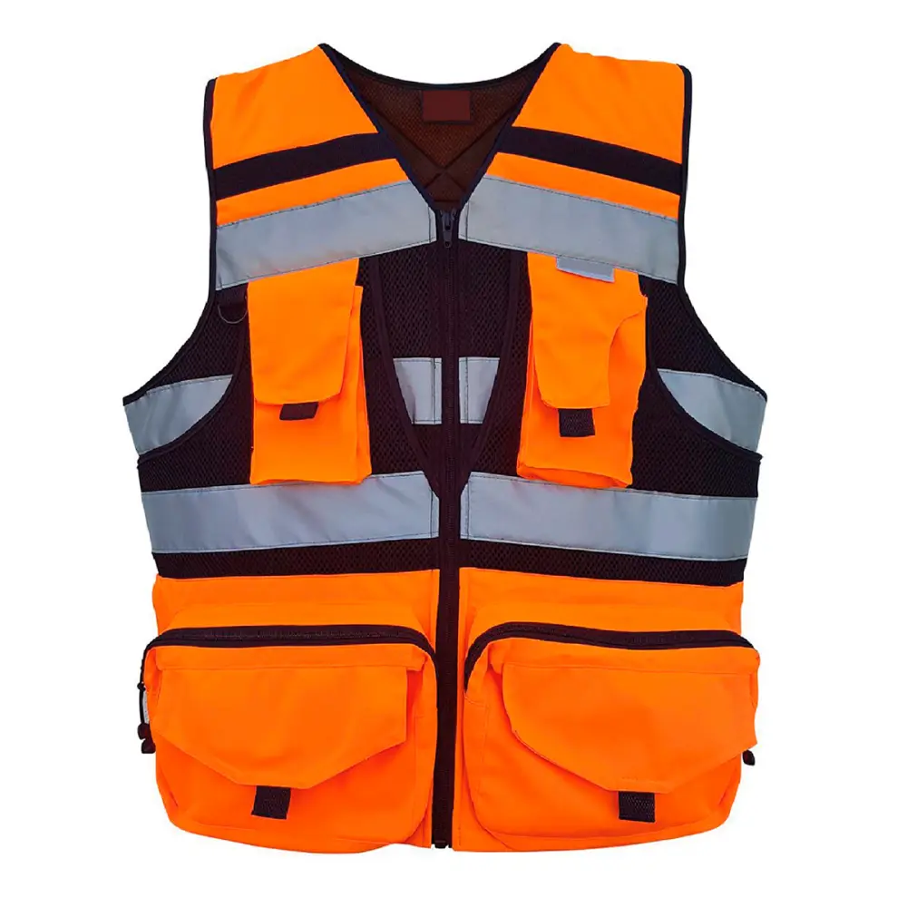 Chaleco Ingeniero Multifunciunal Naranjo Talla XL